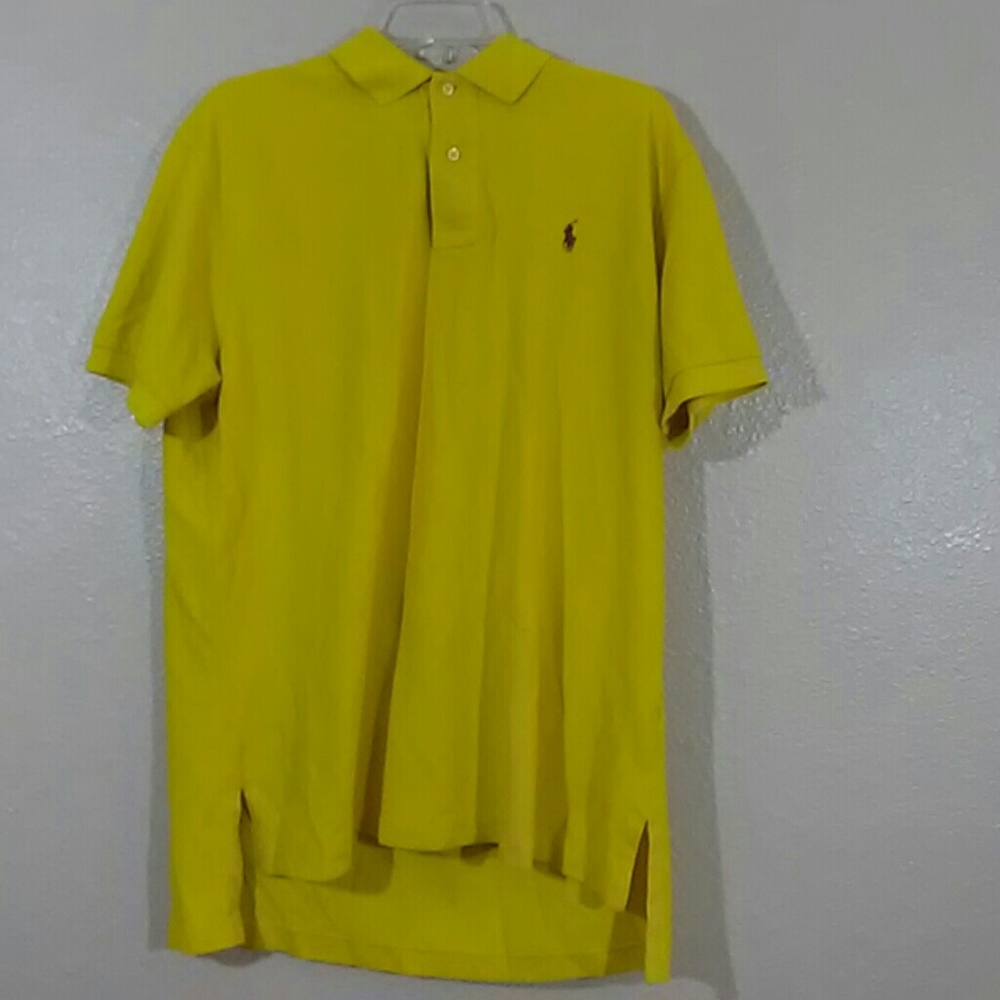 Yellow Polo collar shirt